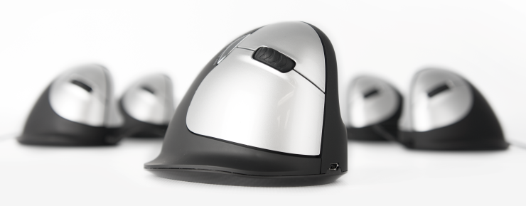 Ergonomische muis R-GO rechtshandig loff maatkantoren ergonomische hulpmiddelen