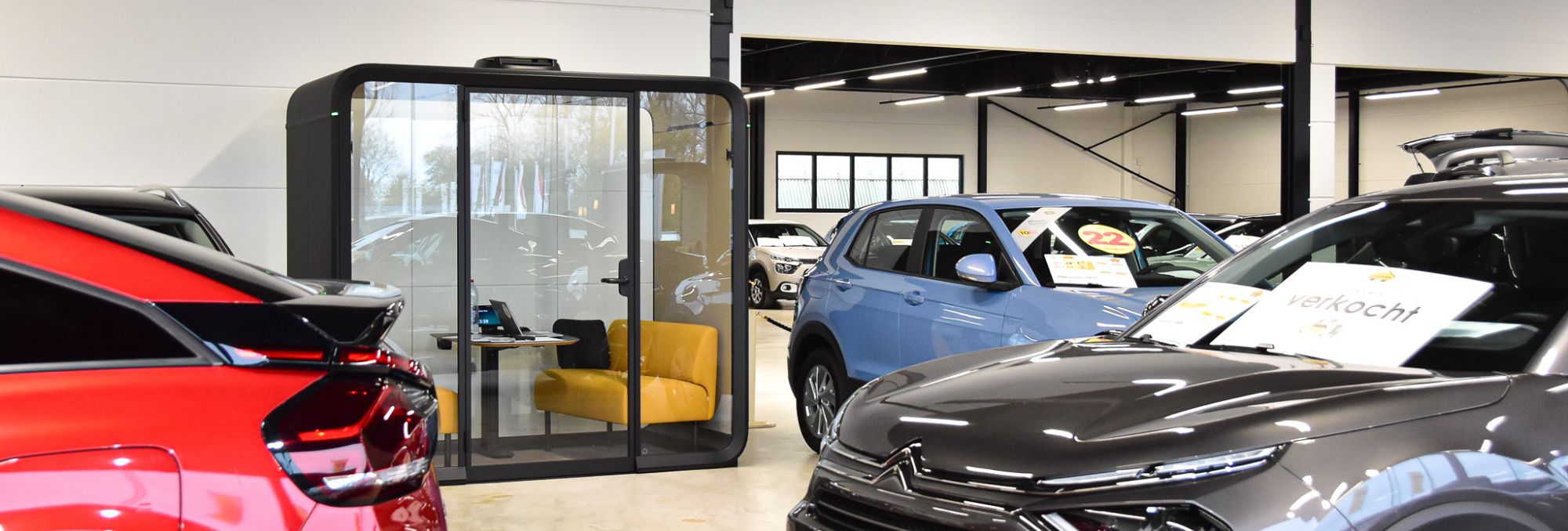 Stille salesruimtes bij garage van belleghem - loff - banner